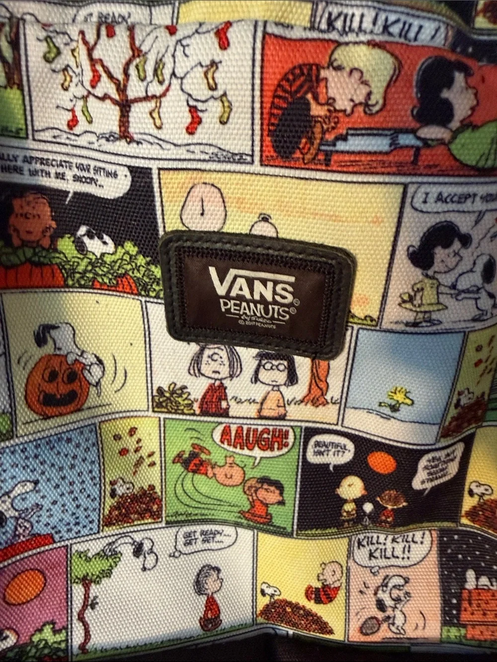 Vans Comic-Panel Backpack - Black, Yellow, Green, Red